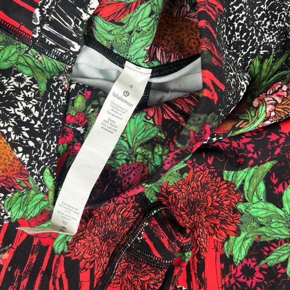 Lululemon Wunder Under Hi-Rise 1/2 Tight 17" Zen Garden Multi | SIZE 4 - Picture 4 of 6